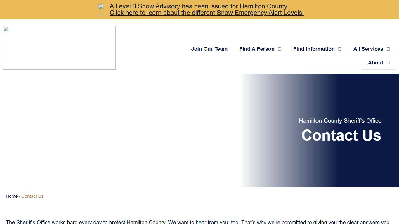 Contact Us - Hamilton County Sheriff's Office